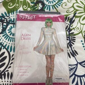 Spirit Halloween Alien Dress. New - never worn.